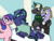 Size: 2048x1536 | Tagged: safe, artist:kindheart525, oc, oc only, oc:ambrosia, oc:firefly, oc:galaxy guard, oc:hawk eye, alicorn, changepony, earth pony, hybrid, pegasus, pony, kindverse, alicorn oc, gay, interspecies offspring, magical lesbian spawn, male, offspring, parent:flash sentry, parent:limestone pie, parent:princess celestia, parent:princess luna, parent:queen chrysalis, parent:twilight sparkle, parent:zephyr breeze, parents:chrysaluna, parents:chryslestia, parents:flashlight, parents:zephyrstone, pregnant