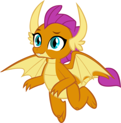Size: 4992x5072 | Tagged: safe, artist:memnoch, smolder, dragon, g4, dragoness, female, simple background, solo, transparent background, vector, wings