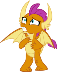 Size: 3721x4695 | Tagged: safe, artist:memnoch, smolder, dragon, g4, what lies beneath, dragoness, female, simple background, solo, transparent background, vector, wings