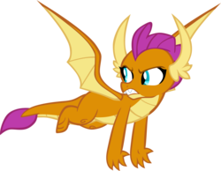 Size: 4855x3776 | Tagged: safe, artist:memnoch, smolder, dragon, g4, dragoness, female, simple background, solo, transparent background, vector, wings