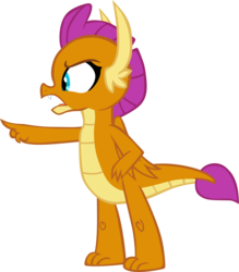 Size: 4408x5043 | Tagged: safe, artist:memnoch, smolder, dragon, g4, dragoness, female, simple background, solo, transparent background, vector, wings