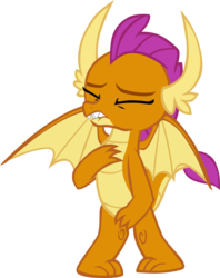Size: 4650x5860 | Tagged: safe, artist:memnoch, smolder, dragon, g4, what lies beneath, dragoness, female, out of context, simple background, solo, transparent background, vector, wings