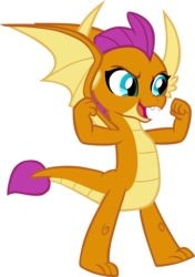Size: 3125x4439 | Tagged: safe, artist:memnoch, smolder, dragon, g4, uprooted, dragoness, female, simple background, solo, transparent background, vector, wings