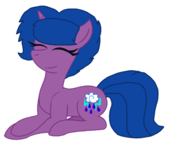 Size: 1250x1054 | Tagged: safe, alternate version, artist:徐詩珮, oc, oc:storm lightning, pony, unicorn, background removed, base used, cute, eyes closed, female, magical lesbian spawn, mare, next generation, offspring, parent:spring rain, parent:tempest shadow, parents:springshadow, simple background, transparent background