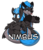 Size: 2280x2680 | Tagged: safe, artist:bbsartboutique, oc, oc only, oc:nimbus, pegasus, pony, back to back, badge, con badge, crossed arms, furry, furry oc, high res, looking at each other, male, pony oc, stallion, tongue out