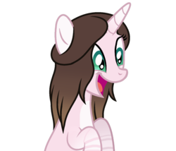 Size: 967x827 | Tagged: safe, artist:cindystarlight, oc, oc only, oc:cindy, pony, unicorn, female, happy, mare, simple background, solo, transparent background