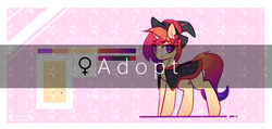Size: 3192x1524 | Tagged: safe, artist:justafallingstar, oc, oc only, oc:cassiopeia stellar, pony, unicorn, adoptable, auction, colored sketch, female, hat, mare, reference sheet, solo, watermark