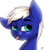 Size: 2182x2401 | Tagged: safe, artist:azerta56, derpibooru exclusive, oc, oc only, oc:electric blue, pony, high res, kitchen eyes, male, simple background, smug, solo, tongue out