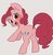 Size: 983x1007 | Tagged: safe, artist:manachaaaaaaaa, pinkie pie, earth pony, pony, g4, balloonbutt, bipedal, blushing, butt, cute, diapinkes, dock, featureless crotch, female, looking at you, looking back, looking back at you, mare, open mouth, plot, simple background, solo