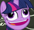 Size: 1236x1080 | Tagged: safe, screencap, twilight sparkle, alicorn, pony, g4, my little pony best gift ever, my little pony: friendship is magic, chalkboard, crazy face, cropped, derp, faic, female, mare, open mouth, pudding face, smiling, solo, twilight snapple, twilight sparkle (alicorn), twilight sparkle is best facemaker, twilynanas, wall eyed, wat