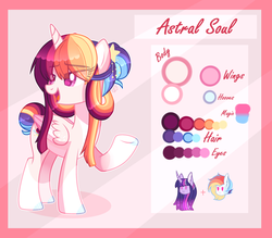 Size: 3428x3000 | Tagged: safe, artist:mint-light, artist:sugaryicecreammlp, oc, oc only, oc:astral star, alicorn, pony, base used, female, high res, magical lesbian spawn, mare, offspring, parent:rainbow dash, parent:twilight sparkle, parents:twidash, reference sheet, solo