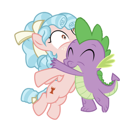 Size: 648x638 | Tagged: safe, editor:undeadponysoldier, cozy glow, spike, dragon, pegasus, pony, g4, adorable face, cozybetes, cozylove, crushing, cute, daaaaaaaaaaaw, eyes closed, female, filly, freckles, funny, hug, male, ship:cozyspike, shipping, simple background, spikabetes, straight, white background