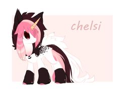 Size: 1600x1159 | Tagged: safe, artist:php146, oc, oc only, oc:chelsi, pony, unicorn, colored horn, female, horn, mare, race swap, solo