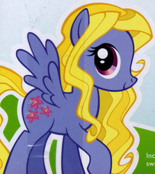 Size: 395x442 | Tagged: safe, lily blossom, pegasus, pony, g4, official, box art, female, mare, solo