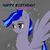 Size: 1920x1920 | Tagged: safe, alternate version, artist:happydream, oc, oc only, oc:shinesky, pegasus, pony, birthday, happy birthday, rule 63, solo