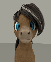 Size: 2032x2438 | Tagged: safe, artist:gammahoof, oc, oc only, oc:cinnamon spice, earth pony, pony, 3d, blender, blender cycles, female, high res, solo
