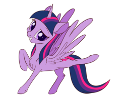 Size: 1300x1012 | Tagged: safe, artist:dusthiel, twilight sparkle, alicorn, pony, g4, female, mare, simple background, smiling, solo, transparent background, twilight sparkle (alicorn)