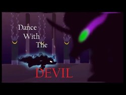 Size: 480x360 | Tagged: artist needed, safe, king sombra, princess luna, alicorn, pony, umbrum, unicorn, fall of the crystal empire, g4, breaking benjamin, dance with the devil, female, glowing eyes, glowing horn, horn, link in source, male, mare, sombra eyes, song reference, stallion, white eyes, youtube link
