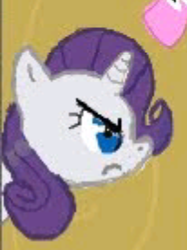 Size: 206x276 | Tagged: safe, rarity, pony, unicorn, g4, angry, female, solo
