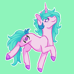 Size: 901x900 | Tagged: safe, artist:flaming-trash-can, oc, oc only, pony, unicorn, full body, simple background, solo