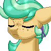 Size: 100x100 | Tagged: safe, artist:ak4neh, oc, oc only, oc:summer ray, pegasus, pony, animated, female, gif, mare, pixel art, simple background, solo, transparent background