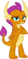 Size: 5747x11999 | Tagged: safe, artist:memnoch, smolder, dragon, g4, dragoness, female, looking at you, simple background, solo, transparent background, vector, wings