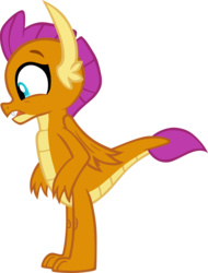 Size: 3164x4171 | Tagged: safe, artist:memnoch, smolder, dragon, g4, dragoness, female, simple background, solo, transparent background, vector, wings