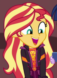 Size: 412x562 | Tagged: safe, screencap, sunset shimmer, equestria girls, festival filters, g4, my little pony equestria girls: better together, cropped, cute, geode of empathy, magical geodes, shimmerbetes
