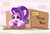 Size: 5162x3554 | Tagged: safe, artist:pabbley, starlight glimmer, pony, unicorn, g4, boop box, box, cute, female, glimmerbetes, good end, happy, imminent boop, mare, open mouth, pony in a box, smiling, solo, sweet dreams fuel, wrong eye color