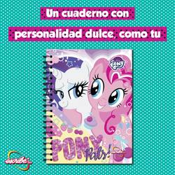 Size: 1200x1200 | Tagged: safe, pinkie pie, rarity, pony, g4, book, book cover, cover, notebook, spanish