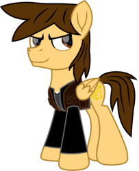 Size: 7052x8683 | Tagged: safe, artist:ejlightning007arts, oc, oc:ej, pegasus, pony, clothes, male, ponified, solo, sweater, vest