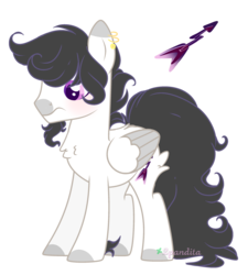 Size: 2549x2831 | Tagged: oc name needed, safe, artist:2pandita, artist:mint-light, oc, oc only, pegasus, pony, high res, male, simple background, solo, stallion, transparent background, two toned wings, wings