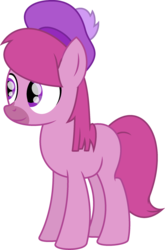 Size: 1582x2404 | Tagged: safe, artist:peternators, edit, kelpie, pony, g4, briar (ducktales), ducktales 2017, female, hat, mare, show accurate, simple background, solo, style emulation, transparent background