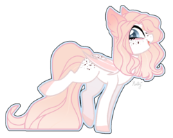 Size: 874x694 | Tagged: safe, artist:mintoria, oc, oc only, oc:giselle, bat pony, pony, female, mare, simple background, solo, transparent background