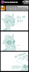 Size: 800x1966 | Tagged: safe, artist:sintakhra, ocellus, changedling, changeling, tumblr:studentsix, g4, female, oh crap, oh dear, post-it, solo