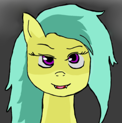 Size: 594x600 | Tagged: safe, artist:luyna, derpibooru exclusive, oc, oc only, bat pony, pegasus, pony, bat pony oc, bust, female, looking at you, mare, portrait, solo