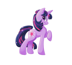 Size: 999x902 | Tagged: artist needed, source needed, safe, twilight sparkle, pony, unicorn, g4, female, mare, one leg raised, simple background, solo, transparent background, unicorn twilight, white outline