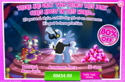 Size: 1039x684 | Tagged: safe, gameloft, madden, pony, g4, advertisement, costs real money, introduction card, male, sale, stallion