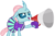 Size: 4778x3184 | Tagged: safe, artist:sketchmcreations, ocellus, changedling, changeling, 2 4 6 greaaat, g4, cheerleader, cheerleader ocellus, cheerleader outfit, clothes, cute, diaocelles, female, megaphone, open mouth, pom pom, simple background, solo, transparent background, vector