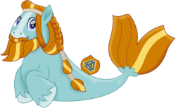 Size: 4901x3000 | Tagged: safe, artist:cloudy glow, rockhoof, seapony (g4), g4, beard, facial hair, hooves, male, seaponified, seapony rockhoof, simple background, species swap, stallion, tail, transparent background