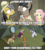 Size: 890x988 | Tagged: safe, edit, edited screencap, screencap, biff, daring do, doctor caballeron, fluttershy, rainbow dash, rogue (g4), earth pony, pegasus, pony, daring don't, daring doubt, g4, ascot, cape, caption, clothes, continuity error, female, glasses, hat, henchmen, male, mare, meme, pith helmet, scarf, stallion, sunglasses, text, text edit