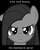 Size: 1200x1487 | Tagged: safe, pinkie pie, earth pony, pony, g4, angry, badass, badass adorable, black and white, black background, cute, female, grayscale, looking at you, mare, monochrome, nine inch nails, parody, pinkamena diane pie, poster, poster parody, simple background, solo, text, the downward spiral, vector