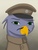 Size: 768x1024 | Tagged: safe, artist:mrscroup, artist:riley vinchers, oc, griffon, equestria at war mod, bust, cap, clothes, coloring, facial hair, green eyes, hat, military, military uniform, moustache, portrait