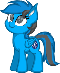 Size: 708x858 | Tagged: safe, artist:zeka10000, oc, oc only, oc:neptune lightning, pony, blank flank, cheek fluff, cheeks, cute, ear fluff, female, filly, looking up, no pupils, ocbetes, request, requested art, simple background, smiling, solo, transparent background