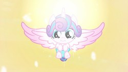 Size: 1280x720 | Tagged: safe, screencap, princess flurry heart, pony, g4, the crystalling, baby, baby flurry heart, baby pony, cute, diaper, flurrybetes