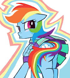 Size: 1285x1433 | Tagged: safe, artist:sallycars, rainbow dash, pegasus, pony, 2 4 6 greaaat, g4, angry, blush sticker, blushing, butt, cheerleader, cheerleader outfit, cheerleader rainbow dash, clothes, cute, female, legitimately amazing mspaint, madorable, ms paint, paint, pleated skirt, plot, rainbow dash is not amused, rainbutt dash, skirt, skirt lift, solo, tsunderainbow, tsundere, unamused