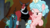 Size: 1920x1080 | Tagged: safe, screencap, cozy glow, lord tirek, queen chrysalis, changeling, changeling queen, pegasus, pony, frenemies (episode), g4, female, filly, foal, male, nose piercing, nose ring, piercing, septum piercing, trio