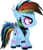 Size: 6000x6912 | Tagged: safe, artist:serenawyr, rainbow dash, pegasus, pony, g4, absurd resolution, choker, eyeshadow, female, filly, filly rainbow dash, goth, makeup, ponymania, simple background, solo, tattoo, transparent background, vector, younger