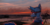 Size: 1622x800 | Tagged: safe, artist:margony, oc, oc only, pony, unicorn, cabin, clothes, fantasy class, scenery, solo, sunset, warrior, water, ych result