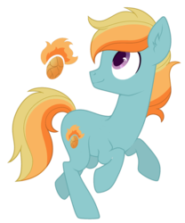 Size: 816x979 | Tagged: safe, artist:palerose522, artist:teepew, oc, oc only, oc:fire opal (ice1517), earth pony, pony, base used, magical lesbian spawn, male, offspring, parent:lightning dust, parent:limestone pie, parents:limedust, raised hoof, raised leg, simple background, solo, stallion, transparent background